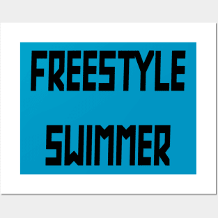 Freestyle Swimmer Posters and Art